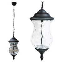 Lampa Ogrodowa Wisząca LED MARSYLIA 9W 3000K Czarna 110cm - GOLDLUX (Polux)