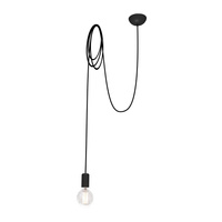 Lampa Sufitowa Wisząca E27 Czarna Nowoczesna SPIDER 6792 Nowodvorski