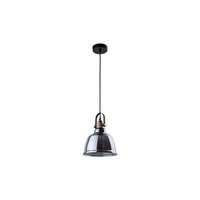 Lampa Sufitowa Wisząca E27 Srebrna Industrialna AMALFI M 9152 Nowodvorski