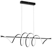 Lampa Wisząca Sufitowa TWIST Czarna 90W LED Milagro
