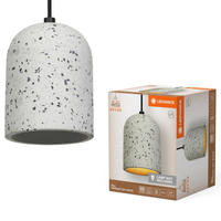 Lampa Wisząca Dekoracyjna Oprawa Oświetleniowa Ozdobna Terrazo E27 Biała LEDVANCE