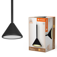 Lampa Sufitowa Wisząca Dekoracyjna LED 5W 180lm 3000K Ciepła Zwis Czarny Decor Ledvance