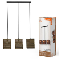 Lampa Sufitowa Wisząca Dekoracyjna E27 Brązowy Karton Decor Ledvance