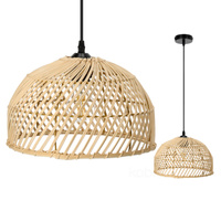 Lampa Wisząca Dekoracyjna Zwis Bambusowa E27 Riga Kobi
