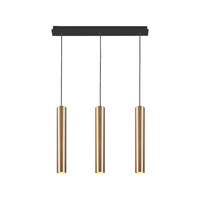 Lampa Sufitowa Wisząca 3x GU10 Złota Nowoczesna EYE 7863 Nowodvorski