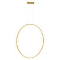 Lampa Wisząca Sufitowa Saturno Złota 46W LED Milagro