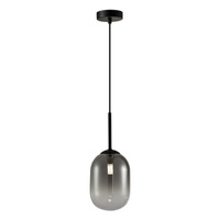 Lampa Wisząca Sufitowa ALIAS Czarna 1xE14 fi 120 Milagro
