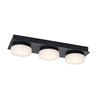 Lampa Sufitowa LED 18W 1700lm 4000K Czarny IP44 Nowoczesny Attichus Rabalux
