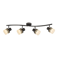 Lampa Sufitowa Punktowa Reflektor Spot 4x E14 Czarny Vintage Lacey 5344 Rabalux