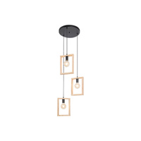 Lampa Wisząca Sufitowa E27 Czarny Skandynawski Indigo Rabalux