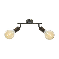 Lampa Sufitowa Punktowa Reflektor Spot E27 Złoty Industrialny Fidel Rabalux