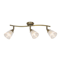 Lampa Sufitowa Punktowa Reflektor Spot 3x E14 Brązowy Klasyczny Martha 5017 Rabalux