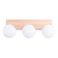Lampa Sufitowa 3x G9 Naturalne Drewno BULBO Peach Puff SL.1684 Sollux