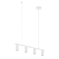 Lampa Sufitowa Wisząca LOGAN WHITE Biała Minimalistyczna 4xGU10 4422 TK Lighting
