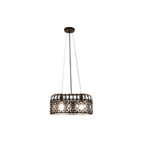 Lampa Wisząca Sufitowa 2x E27 Czarny Vintage Alessandra Rabalux