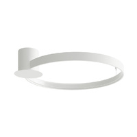 Lampa Sufitowa Natynkowa RIO LED 30W 3000K Plafon Okrągła 55cm Biała SOLLUX