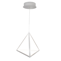 Lampa Wisząca Sufitowa Żyrandol LED Trójkąt 20W 120cm - GOLDLUX (Polux)