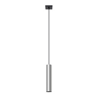 Lampa Sufitowa Wisząca Zwis GU10 Tuba Żyrandol Tubularna Chrom Nowoczesna Lagos Sollux
