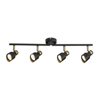 Lampa Sufitowa SPOT Reflektor 4x GU10 Złoty Nowoczesny Lilou Rabalux