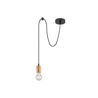 Lampa Wisząca Sufitowa E27 Czarny Industrialny Dollien Rabalux