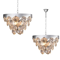Lampa Sufitowa Żyrandol GRACE Chrom 6xE14 Milagro