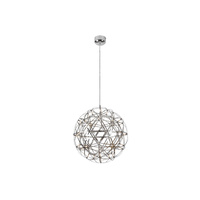 Lampa Wisząca Sufitowa 12W 3000K Chrom Nowoczesny Eudora Rabalux