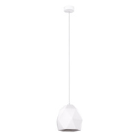 Lampa Sufitowa Wisząca Zwis E27 Żyrandol Geometryczna Biała Nowoczesna Mint Sollux