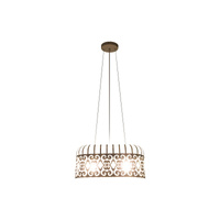 Lampa wisząca sufitowa 2x E27 Biały Vintage Alessandra Rabalux