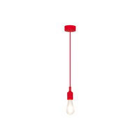 Lampa Wisząca Sufitowa Zwis E27 Czerwony Industrialny Roxy Rabalux