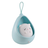 Lampka Dekoracyjna LED Akumulatorowa 0.5W 3000K Ciepła Niebieski Kitty Sanico Goldlux