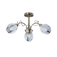 Lampa Sufitowa Żyrandol 3x E27 Brązowy Klasyczny Joel Rabalux