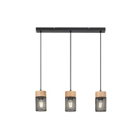 Lampa Wisząca Sufitowa E27 Brązowy Industrialny Callum Rabalux