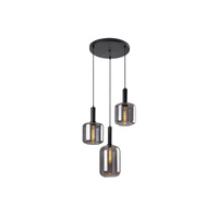 Lampa Wisząca Sufitowa E27 Czarny Matowy Nowoczesny Lissandra Rabalux