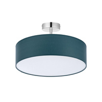 Lampa Sufitowa RONDO Żyrandol Chrom Zielono-Biała Minimalistyczna 4xE27 1036 TK Lighting