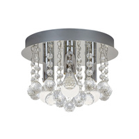 Lampa Sufitowa Plafoniera Dekoracyjna 3x E14 Chrom Nowoczesny Corinna Rabalux