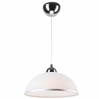 Lampa Wisząca Sufitowa MEL E27 Biała Srebrna Klasyczna LM-1.62 Lamkur