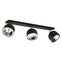 Lampa Sufitowa ALTEA BLACK Spot Reflektor Czarno-Srebrna Nowoczesna 3xES111 GU10 3421 TK Lighting