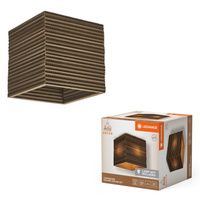 Lampa Sufitowa Reflektor Oprawa Spot Kwadratowa E27 Karton Brązowy Decor Ledvance