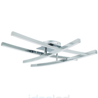 Lampa Sufitowa LED Plafon Żyrandol AUSTIN 48W 4000K Chrom
