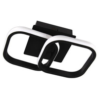 Lampa Sufitowa Żyrandol LED 16W NEBULA GEMINI Czarny