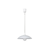 Lampa Wisząca Sufitowa Zwis E27 Biały Klasyczny Round Rabalux