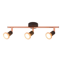 Lampa Sufitowa Oprawa Halogenowa Punktowa Reflektor Spot GU10 50W 750lm 3000K Czarny Industrialny Valentine 6848 Rabalux