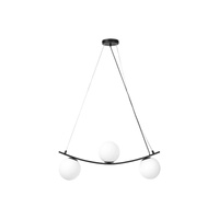 Lampa Wisząca Sufitowa 3x E14 Czarny Industrialny Aslan Rabalux