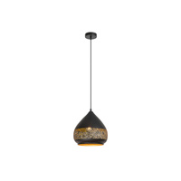 Lampa Wisząca Sufitowa Zwis E27 Czarny Industrialny Kaia Rabalux