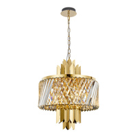 Lampa Sufitowa Żyrandol MARGOT Złota 6xE14 Milagro
