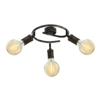 Lampa Sufitowa Punktowa Reflektor Spot E27 Złoty Industrialny Fidel Rabalux