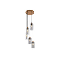 Lampa Wisząca Sufitowa E27 Brązowy Nowoczesny Tanno Rabalux