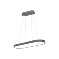 Lampa Wisząca Sufitowa LED 84W 4854lm 4000K Ściemnialna Szary Nowoczesny Athos Rabalux
