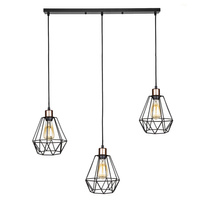 Lampa Wisząca Sufitowa Loft Diament Zwis Listwa LED E27 Brylant