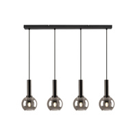 Lampa Wisząca Sufitowa 4x E27 Czarny Nowoczesny Centio Rabalux